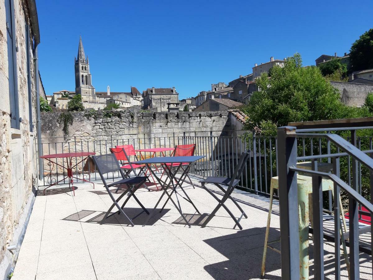 Les Logis Des Vignobles Saint Emilion En Duplex N 2 Avec Terrasse Apartman Kültér fotó